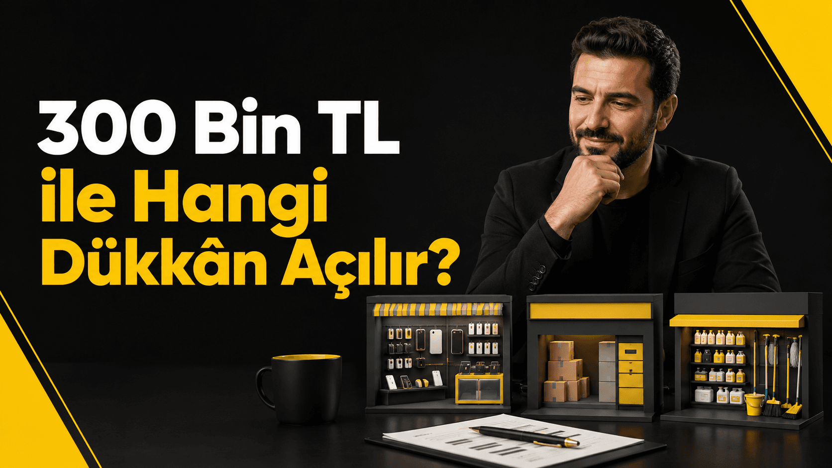 300 Bin TL ile Hangi Dükkân Açılır? Kira ve Stok Dahil 12 Fikir